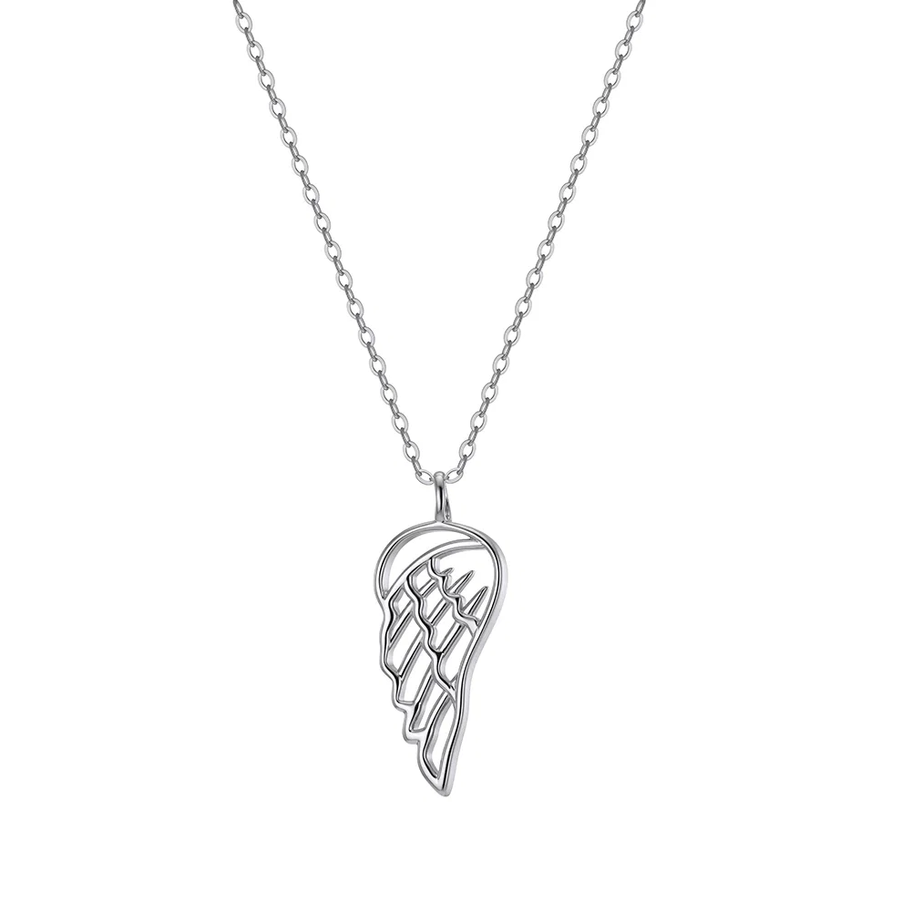 Coliere Din Argint - Colier din argint Angel Wing Argintiu