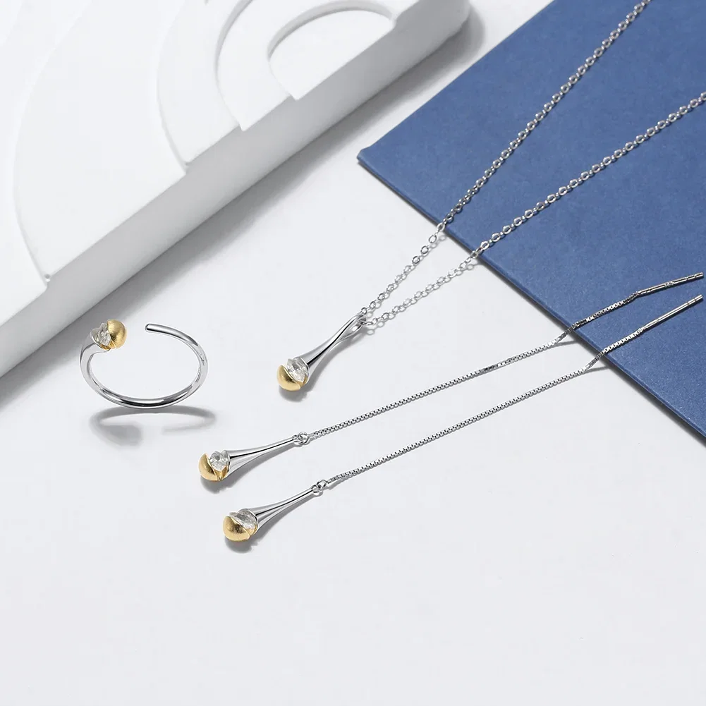 Coliere Din Argint - Colier din Argint Eclipse Elegance