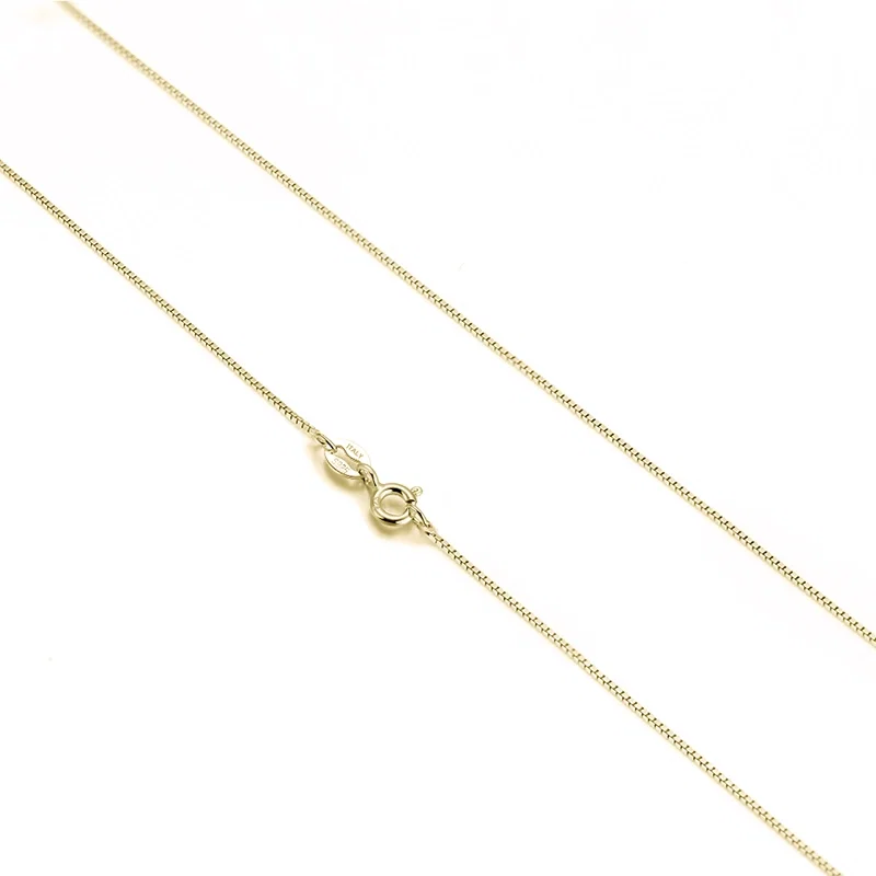 Coliere din argint - Colier din Argint Gold Box Chain