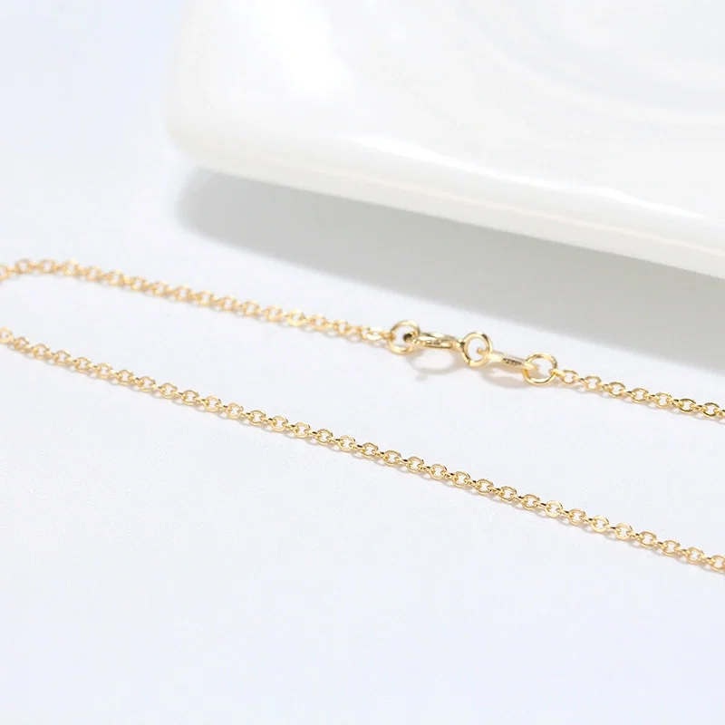Coliere din argint - Colier din Argint Gold Cable Chain
