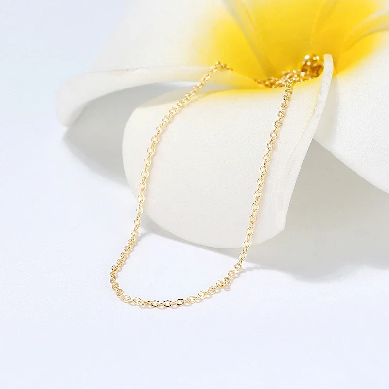 Coliere din argint - Colier din Argint Gold Cable Chain