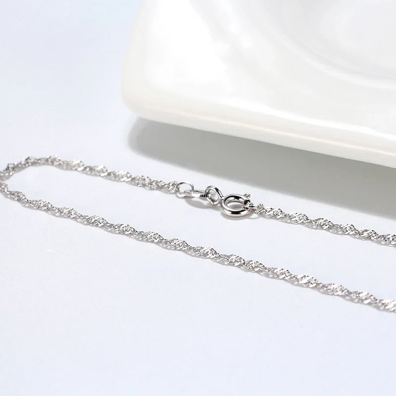 Coliere din argint - Colier din Argint Gold Twisted Rope