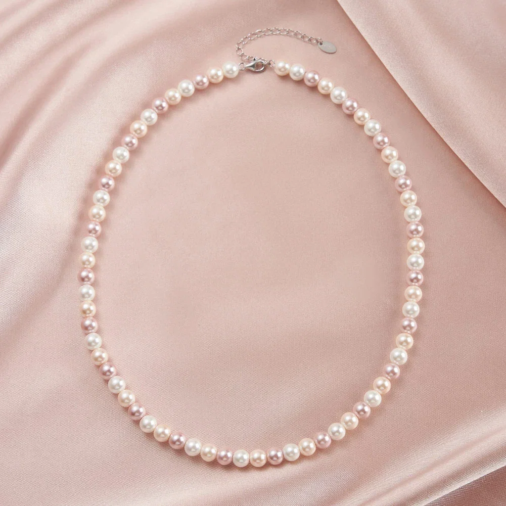Coliere - Colier din Argint Multicolor Pearl Silver