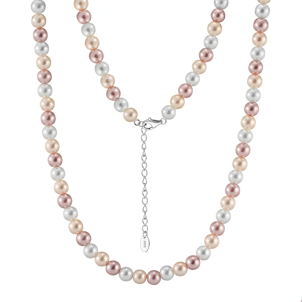 Coliere - Colier din Argint Multicolor Pearl Silver