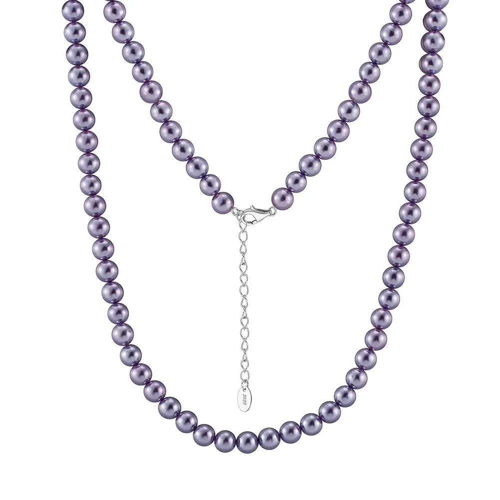 Coliere - Colier din Argint Purple Pearl Silver