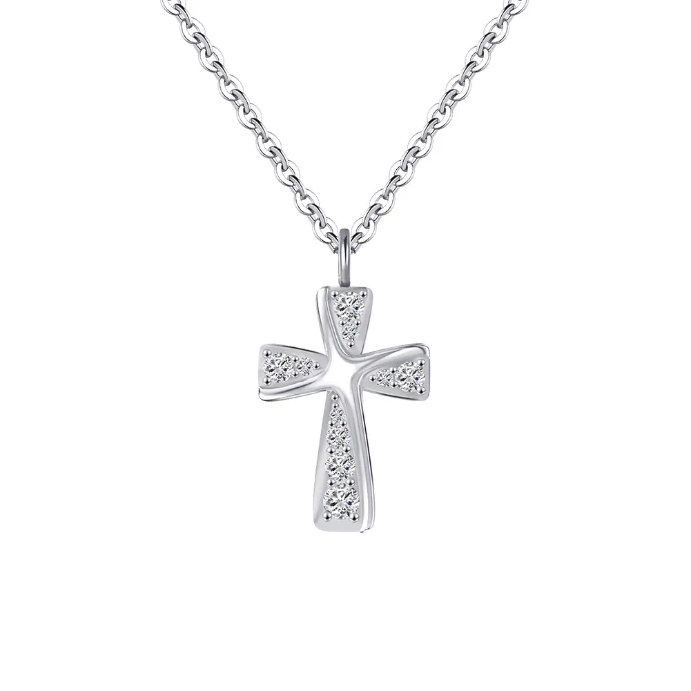 Coliere - Colier din Argint Silver Cross Pendant