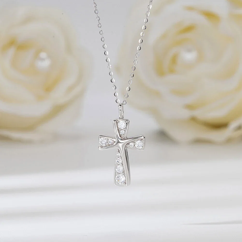 Coliere - Colier din Argint Silver Cross Pendant