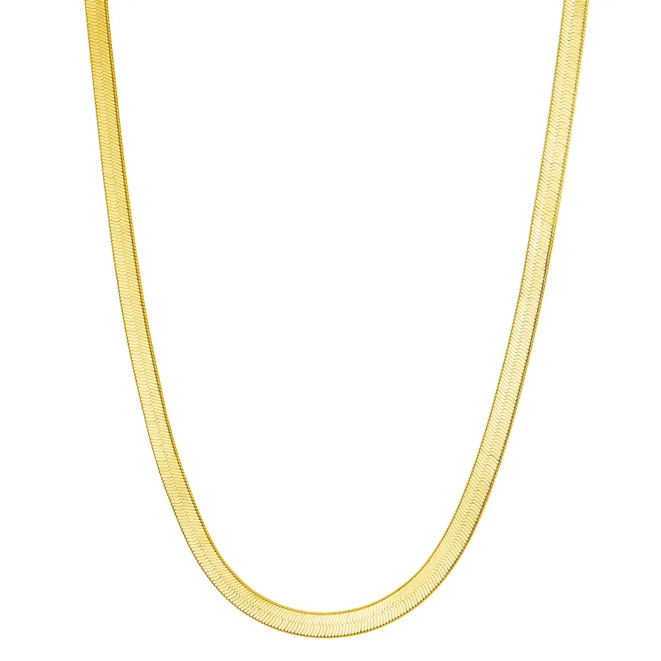 Coliere din argint - Colier din argint snake gold Collar Collection
