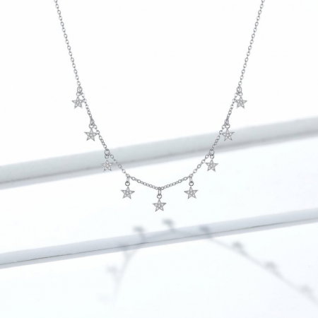 Coliere Din Argint - Colier din argint Star String