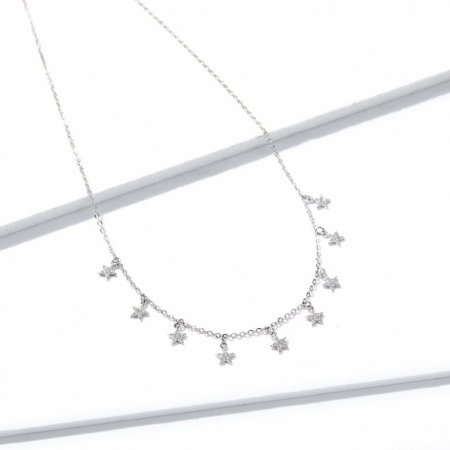 Coliere Din Argint - Colier din argint Star String