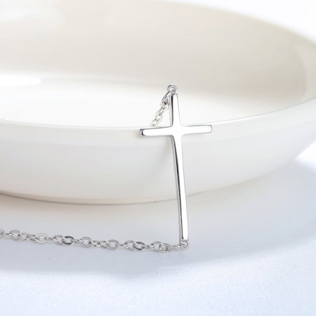 Coliere Din Argint - Colier din Argint Sterling Silver Cross