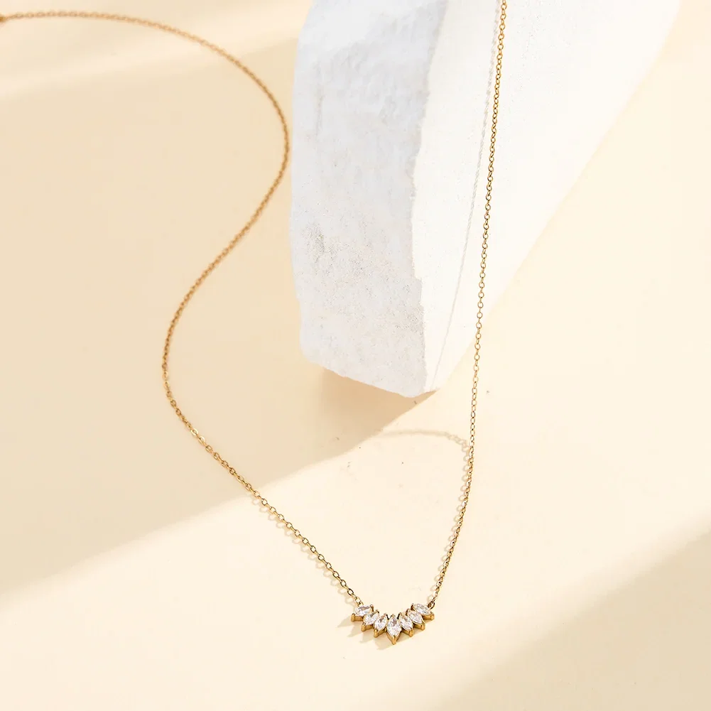 Coliere Statement - Colier Statement Crown Auriu