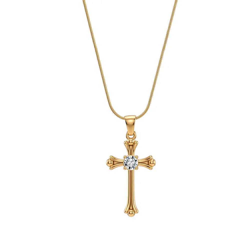 Coliere Statement - Colier Statement Divine Auriu