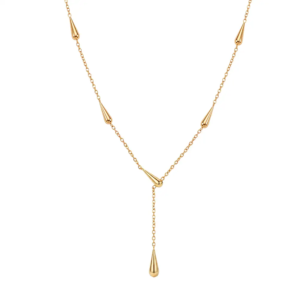 Coliere Statement - Colier Statement Flow Auriu