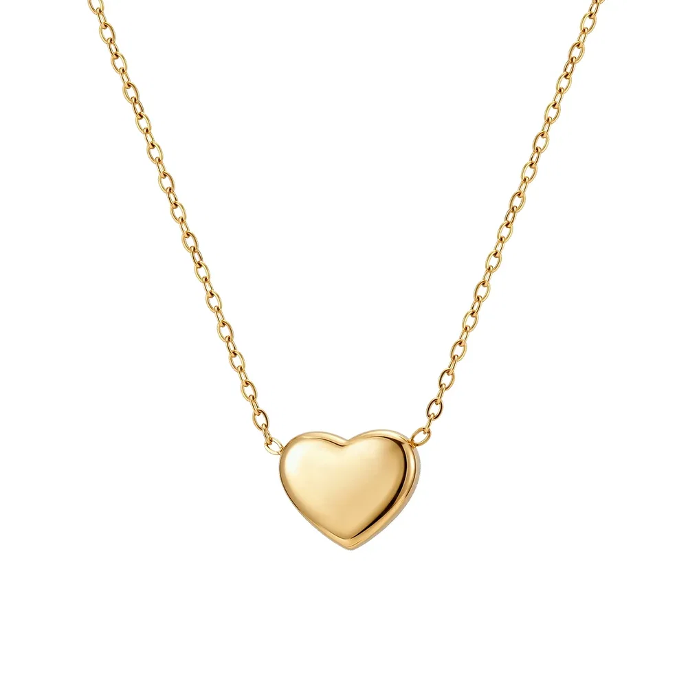 Cercei Statement - Colier Statement Heartbeat Auriu