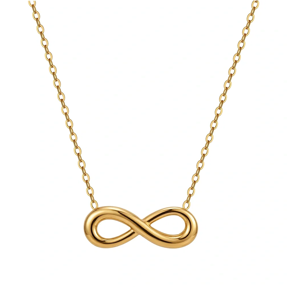 Coliere - Colier Statement Infinity Auriu
