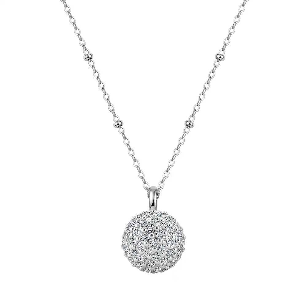 Coliere Statement - Colier Statement Sparkle Argintiu