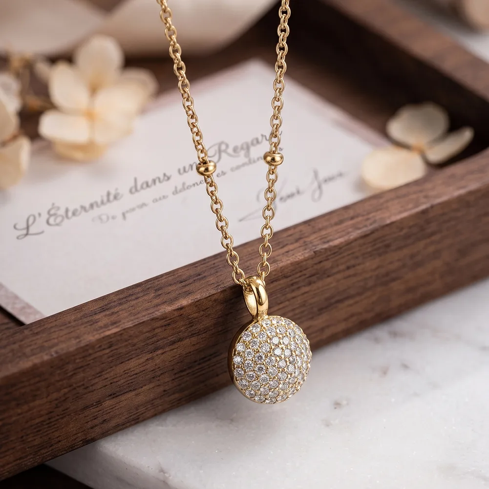 Coliere Statement - Colier Statement Sparkle Auriu