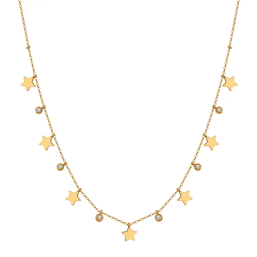 Coliere Statement - Colier Statement Starlight Auriu