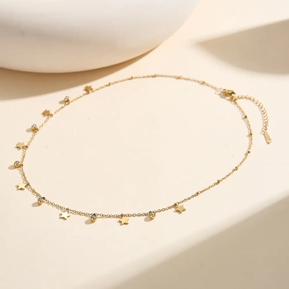 Coliere Statement - Colier Statement Starlight Auriu