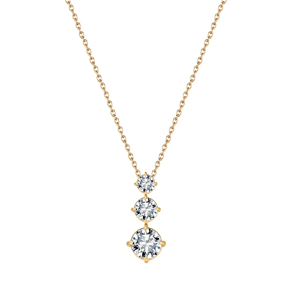 Coliere Statement - Colier Statement Trio Auriu