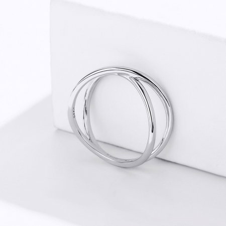 Inele - Inel din argint Cross Band