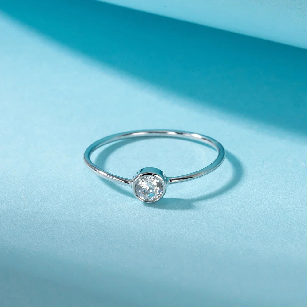 Inele din argint - Inel din Argint Elegance Solitaire Silver