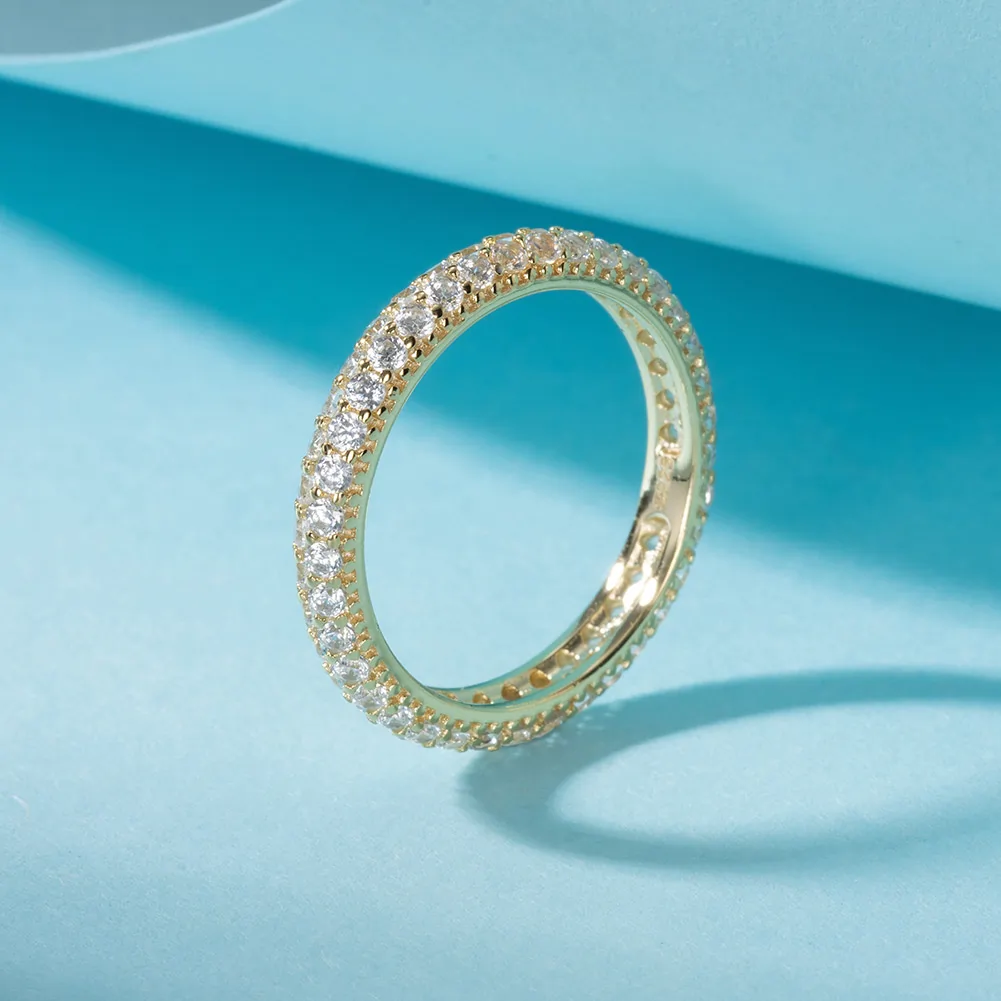 Inele - Inel din Argint Eternity Band Gold