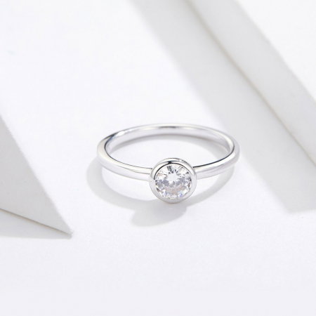 Inele din argint - Inel din argint Moon Crystal