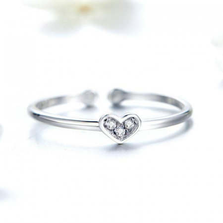 Inele - Inel din argint Nuria One Heart