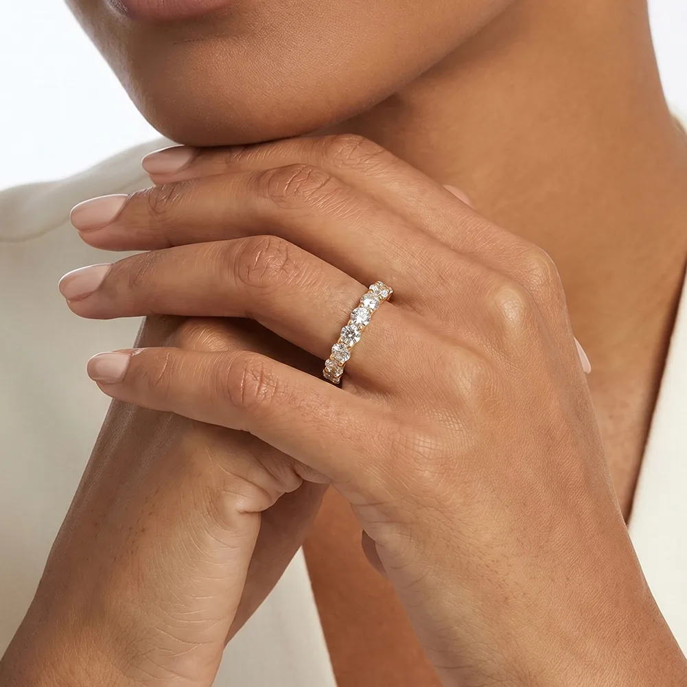 Inele Statement - Inel Statement Eternity Auriu