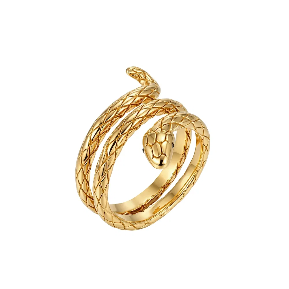 Inele Statement - Inel Statement Serpente Auriu