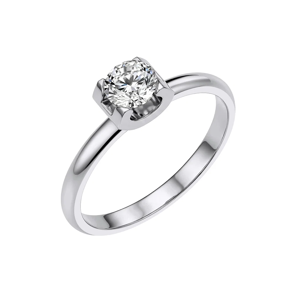 Inele Statement - Inel Statement Solitaire Argintiu