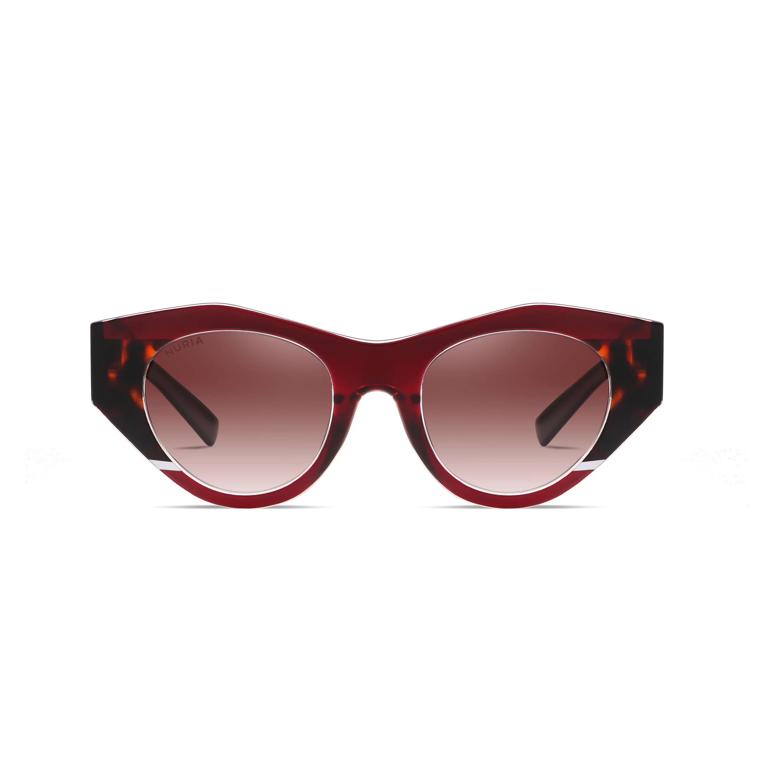 Ochelari Femei - Ochelari de Soare NURIA cu Ramă Angulară Riviera Ruby Tortoise