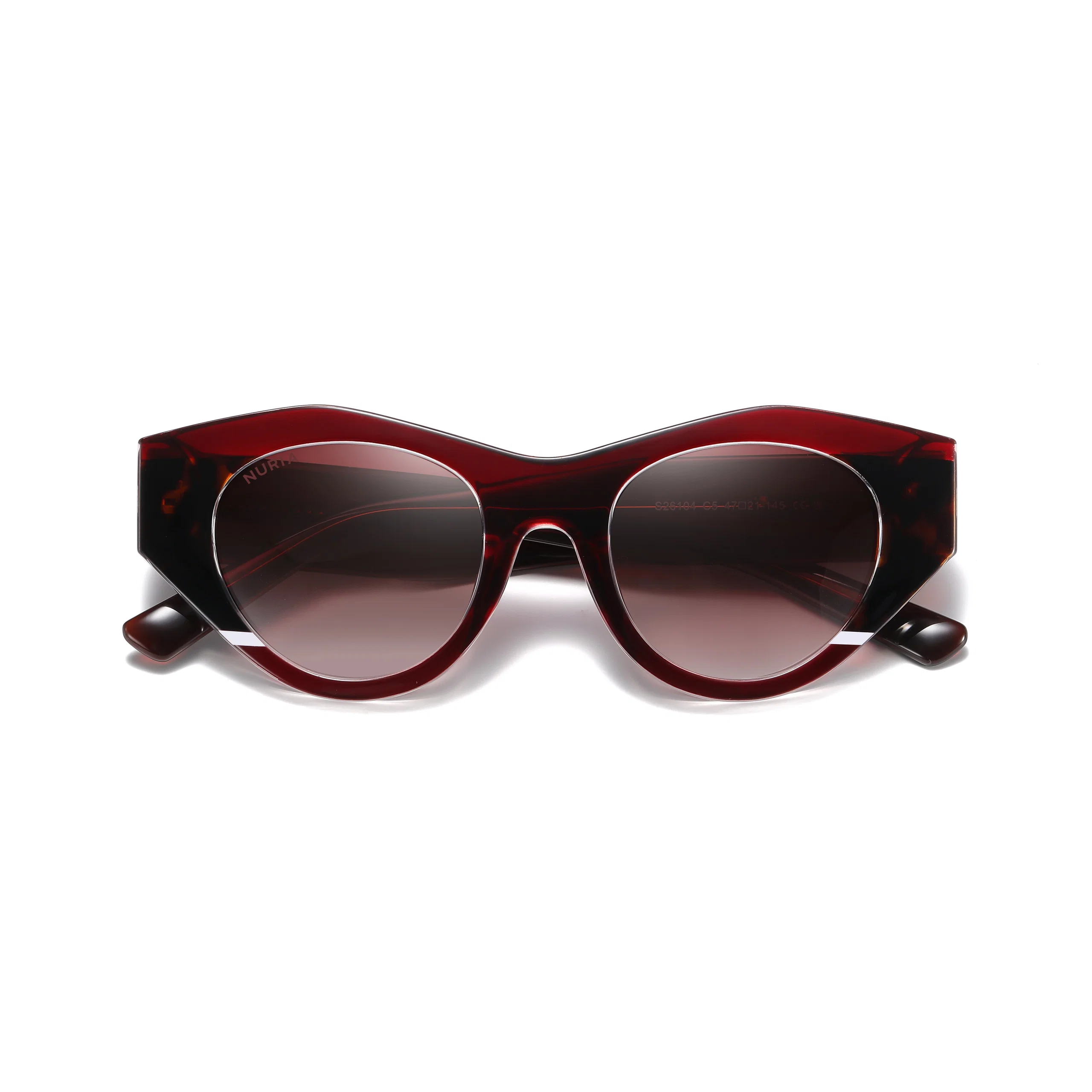 Ochelari Femei - Ochelari de Soare NURIA cu Ramă Angulară Riviera Ruby Tortoise