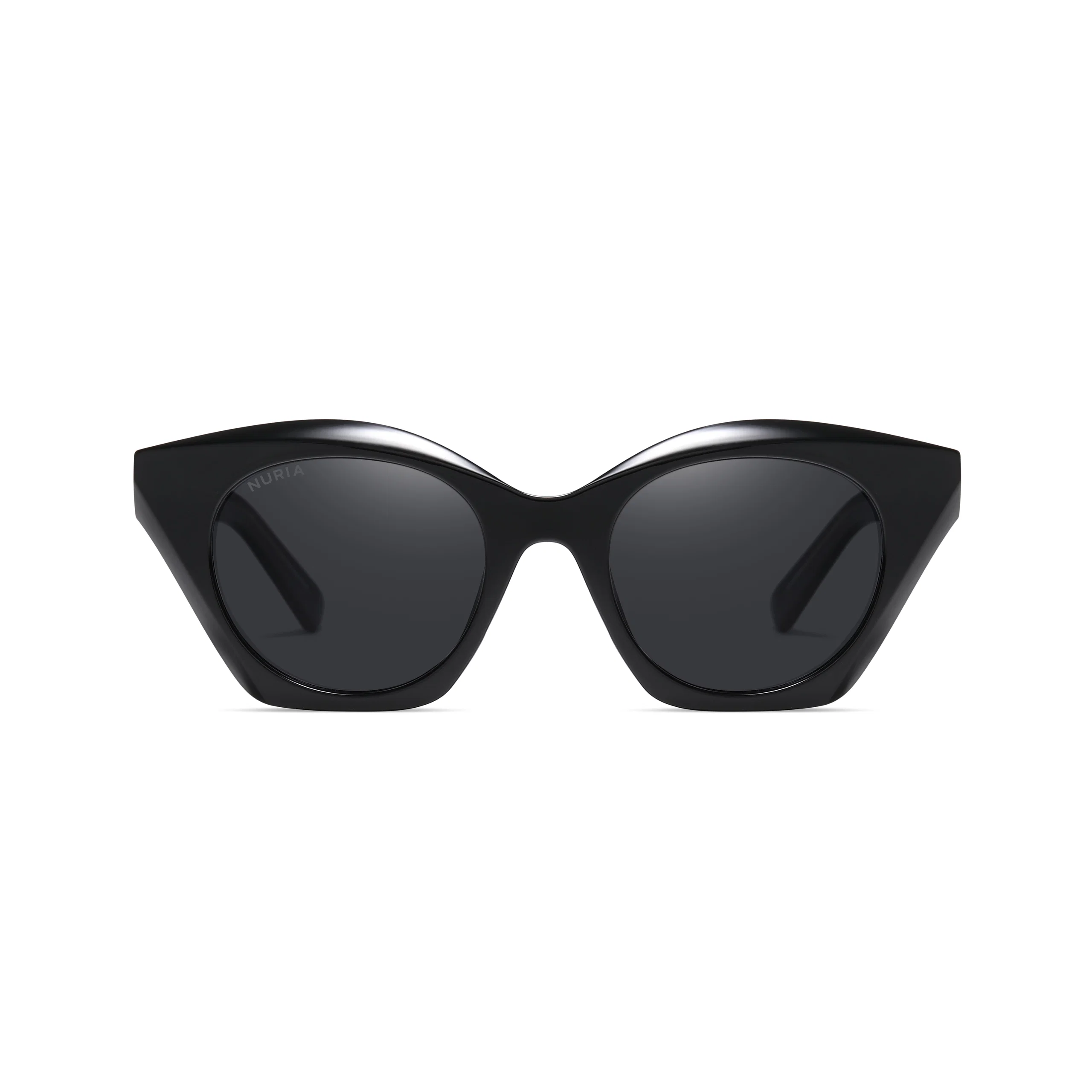 Ochelari de Soare - Ochelari de Soare NURIA cu Ramă Cat-Eye Eclipse Elegance Black