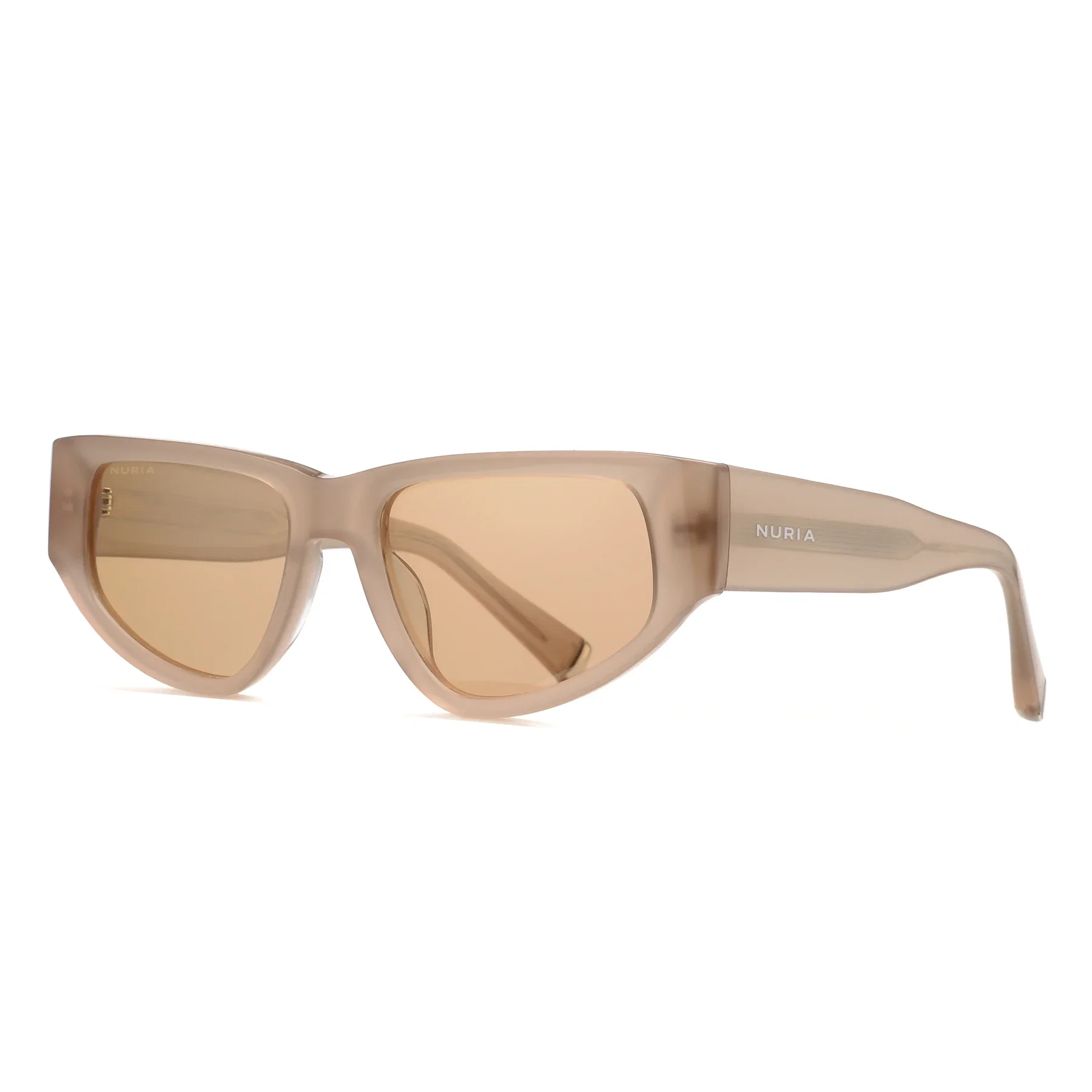Ochelari Femei - Ochelari de Soare NURIA cu Ramă Cat-Eye Feline Ore Sand Beige