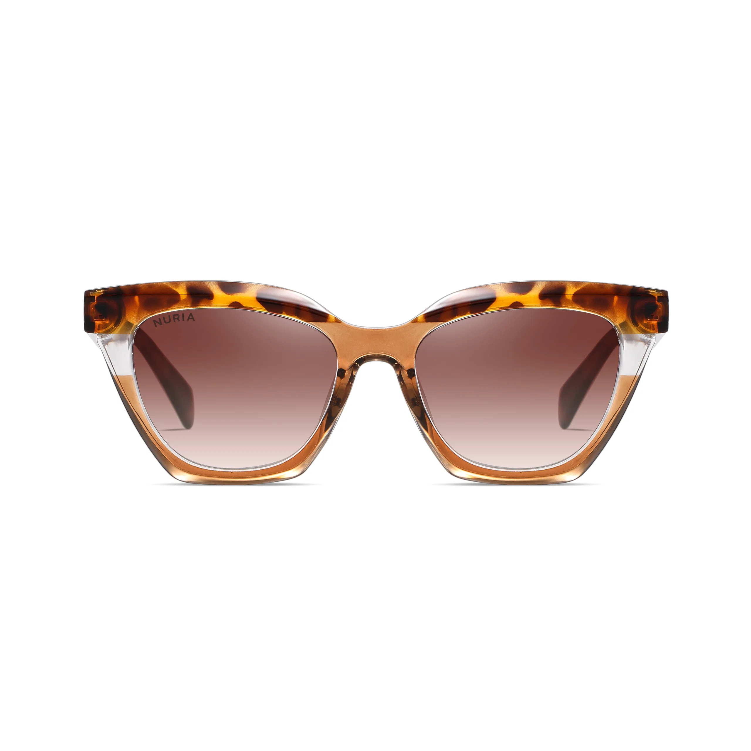 Ochelari Femei - Ochelari de Soare NURIA cu Ramă Cat-Eye Nocturnal Brown Tortoise