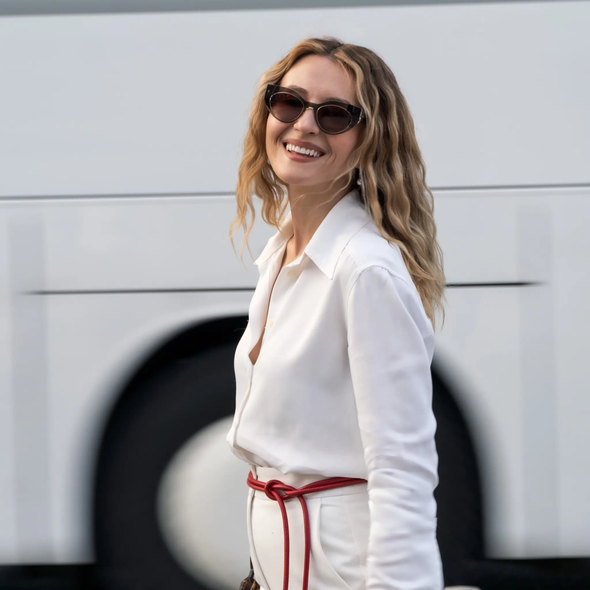 Ochelari Femei - Ochelari de Soare NURIA cu Ramă Cat-Eye Santiago Sunset Olive Tortoise
