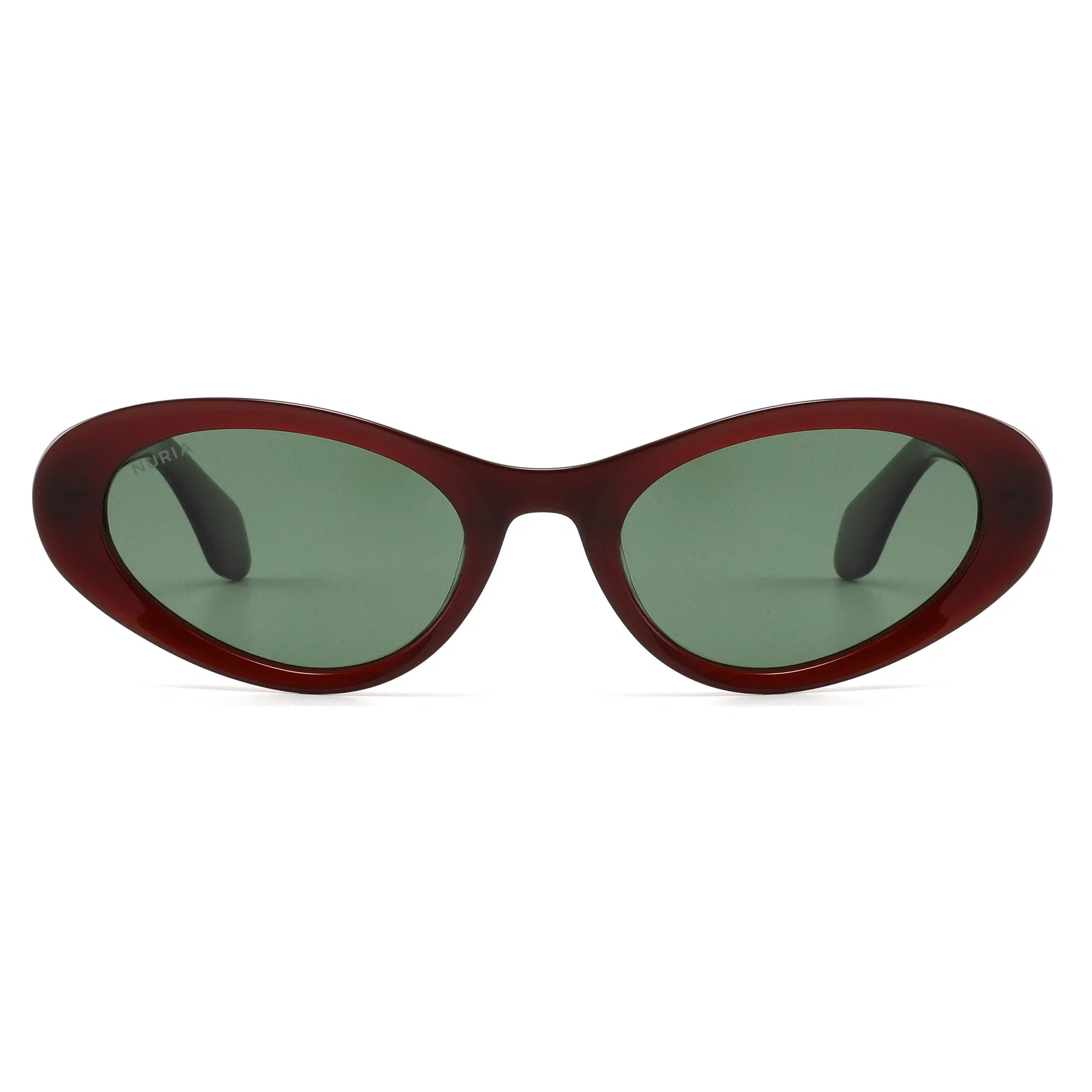Ochelari Femei - Ochelari de Soare NURIA cu Ramă Cat-Eye Scarlet Fawn Merlot