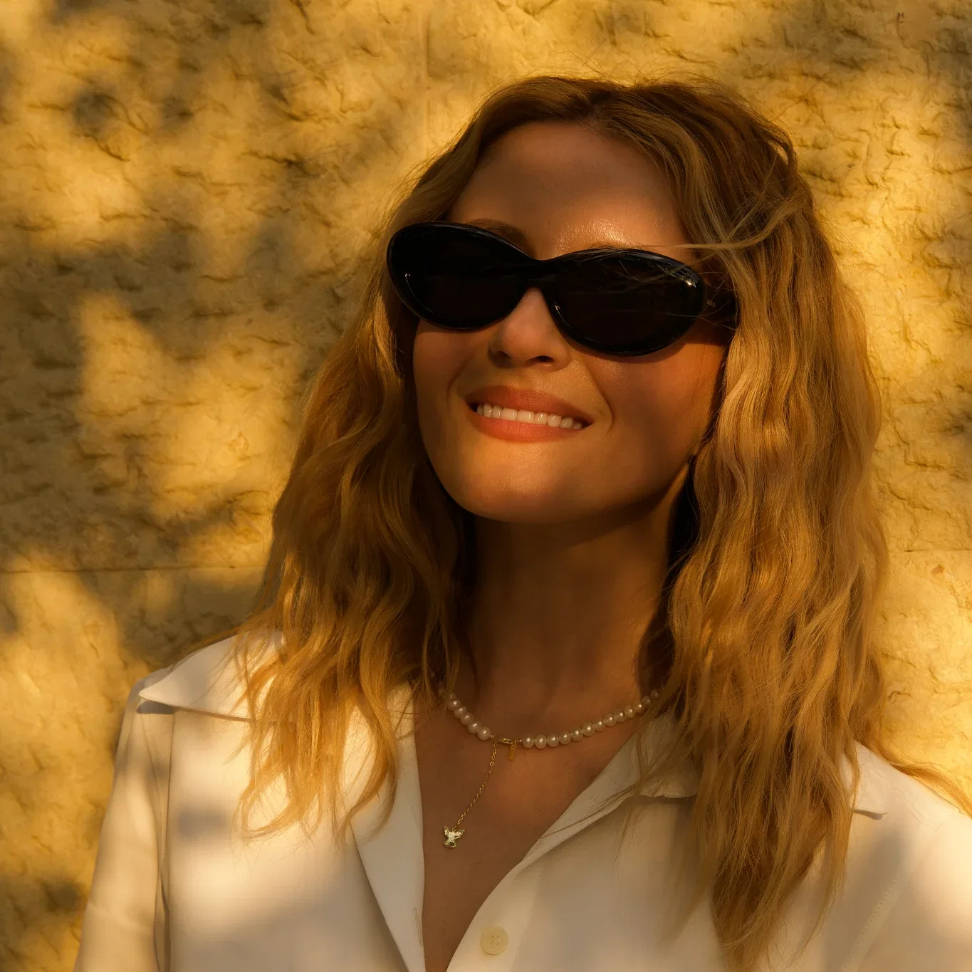Ochelari de Soare - Ochelari de Soare NURIA cu Ramă Cat-Eye Sunset Serenade Black