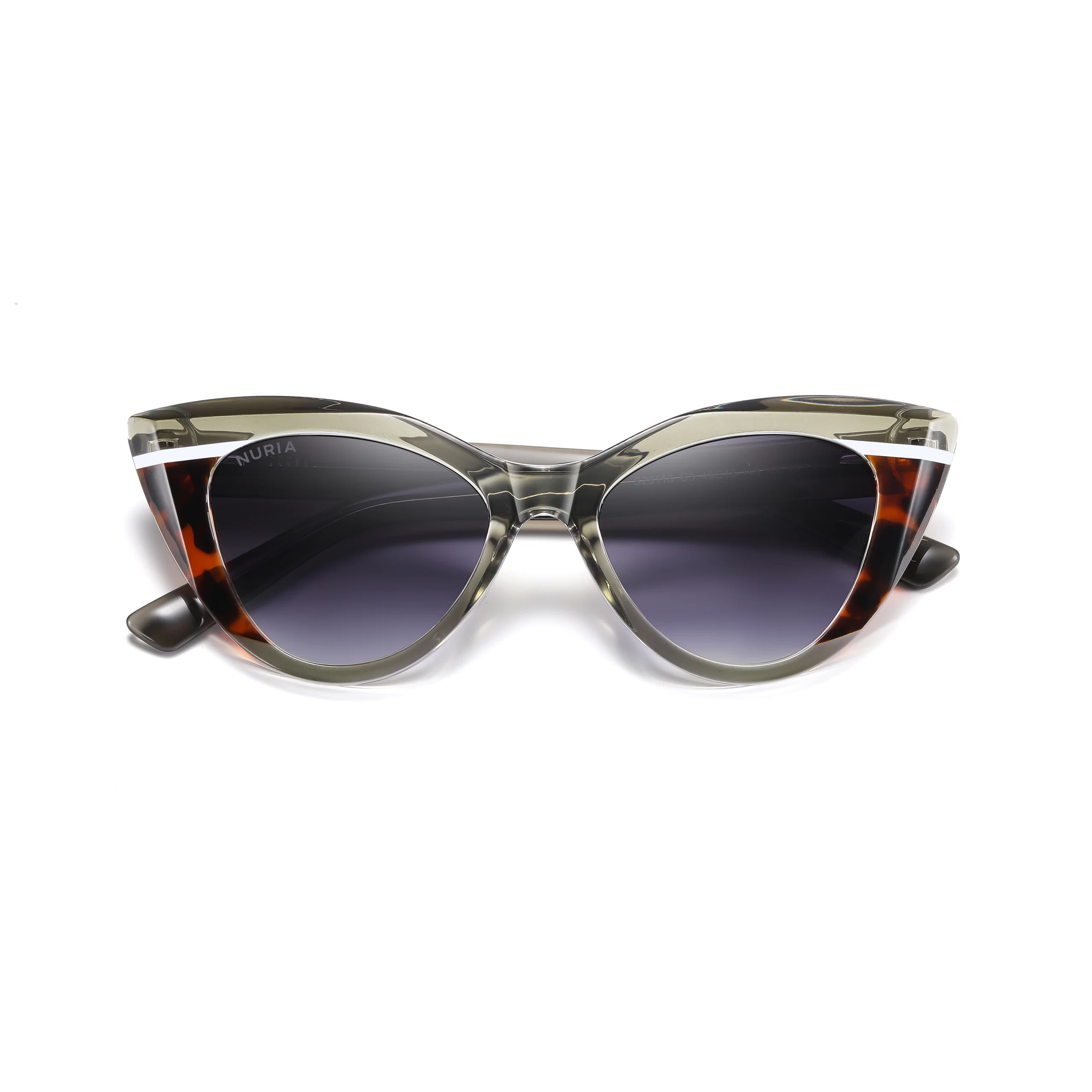 Ochelari de Soare - Ochelari de Soare NURIA cu Ramă Cat-Eye Twilight Allure Olive Tortoise