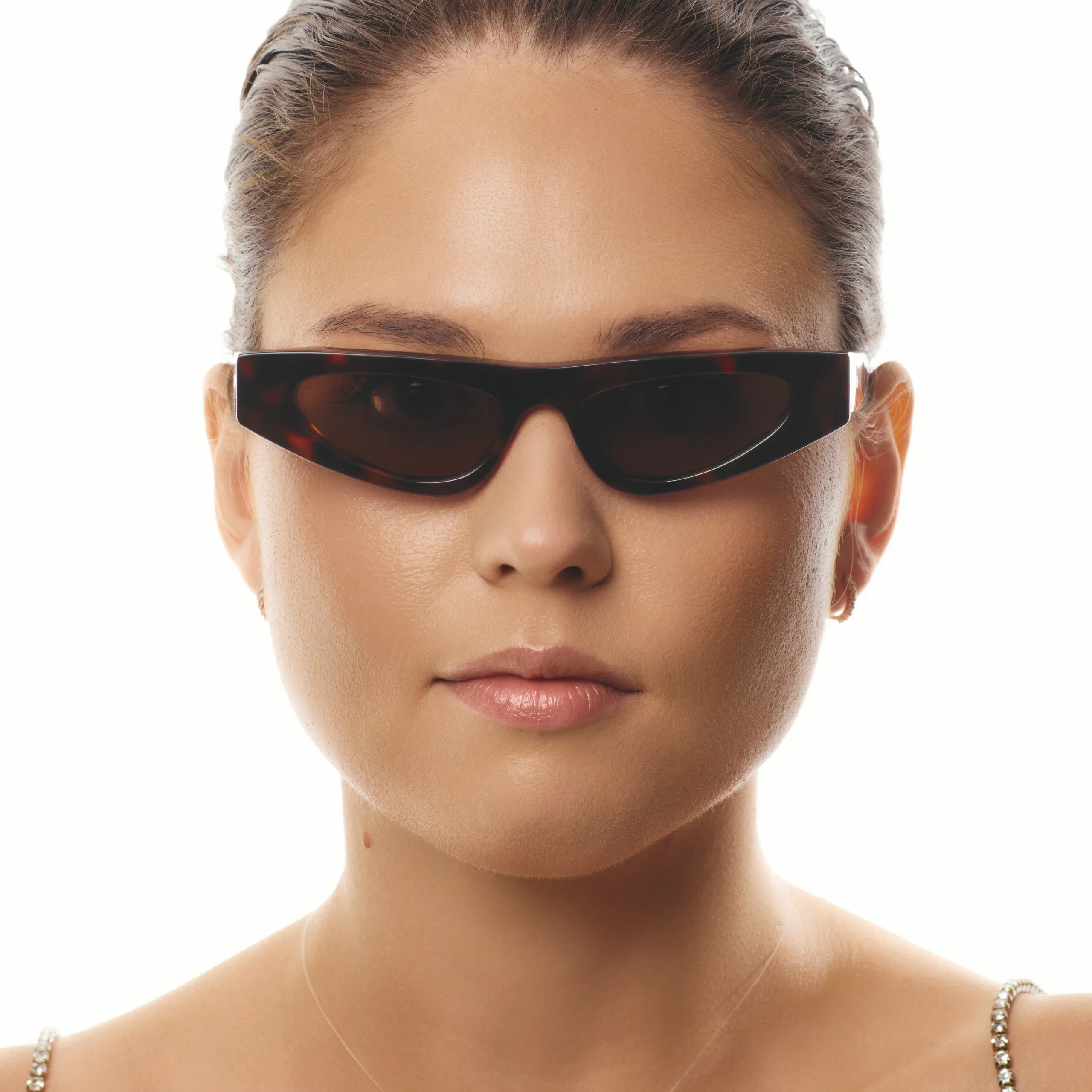 Ochelari de soare pentru femei - Ochelari de Soare NURIA cu Ramă Cat-Eye Vixen Slate Sable Tortoise