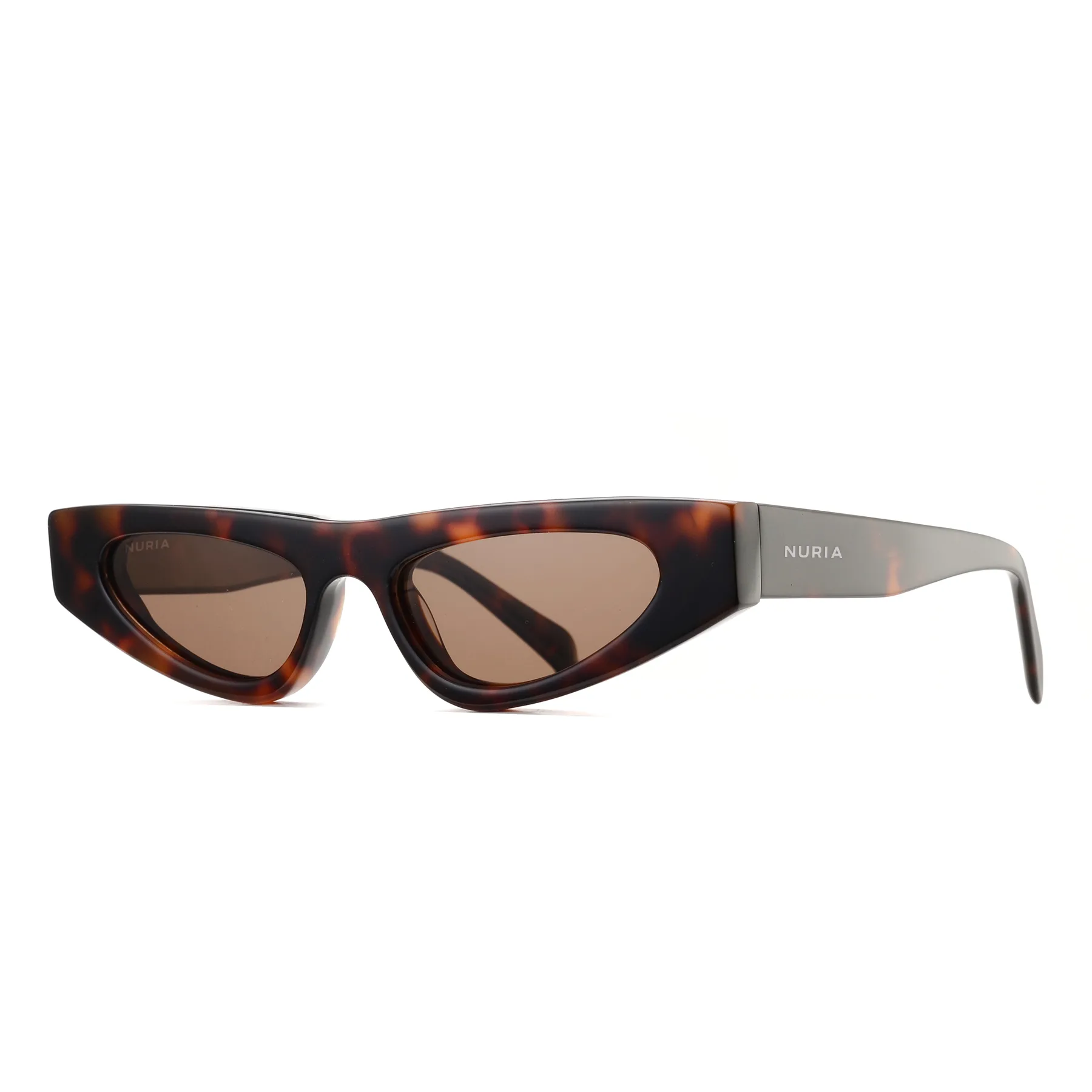 Ochelari de soare pentru femei - Ochelari de Soare NURIA cu Ramă Cat-Eye Vixen Slate Sable Tortoise