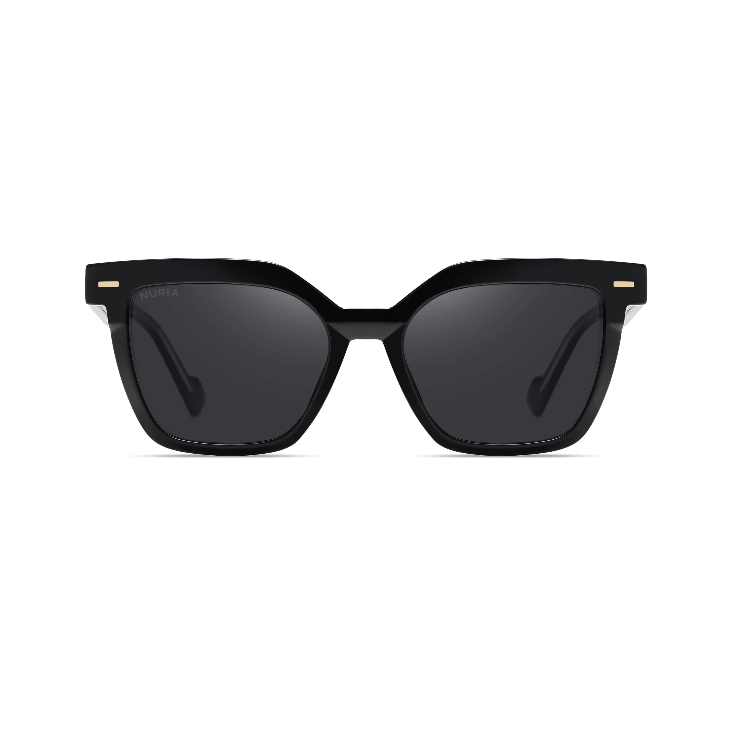 Ochelari de Soare - Ochelari de Soare NURIA cu Ramă Dreptunghiulară Spectra Prism Black