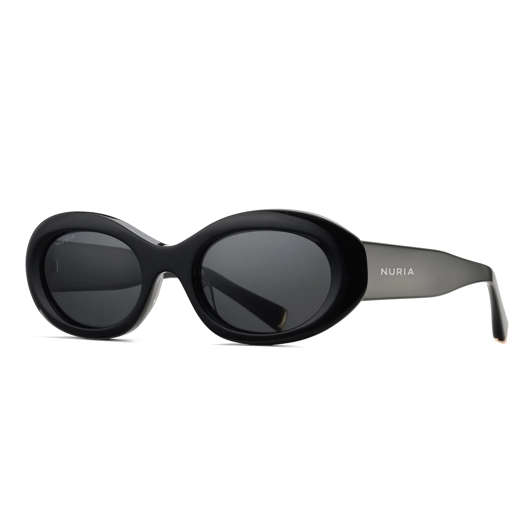 Ochelari Femei - Ochelari de Soare NURIA cu Ramă Ovală Velour Bloom Black