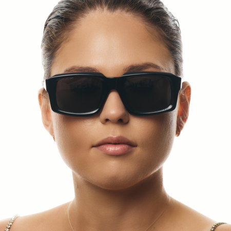 Ochelari de soare pentru femei - Ochelari de Soare NURIA cu Ramă Pătrată Onyx Ridge Black