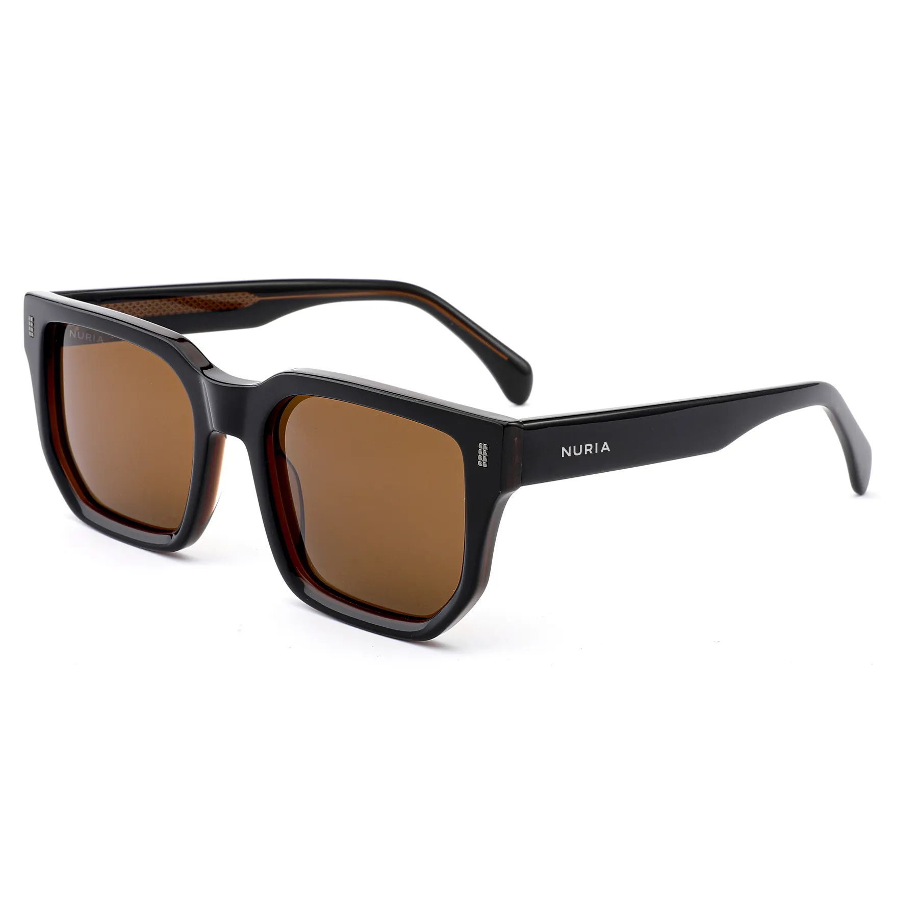 Ochelari Femei - Ochelari de Soare NURIA cu Ramă Pătrată Sienna Vale Ebony Tortoise
