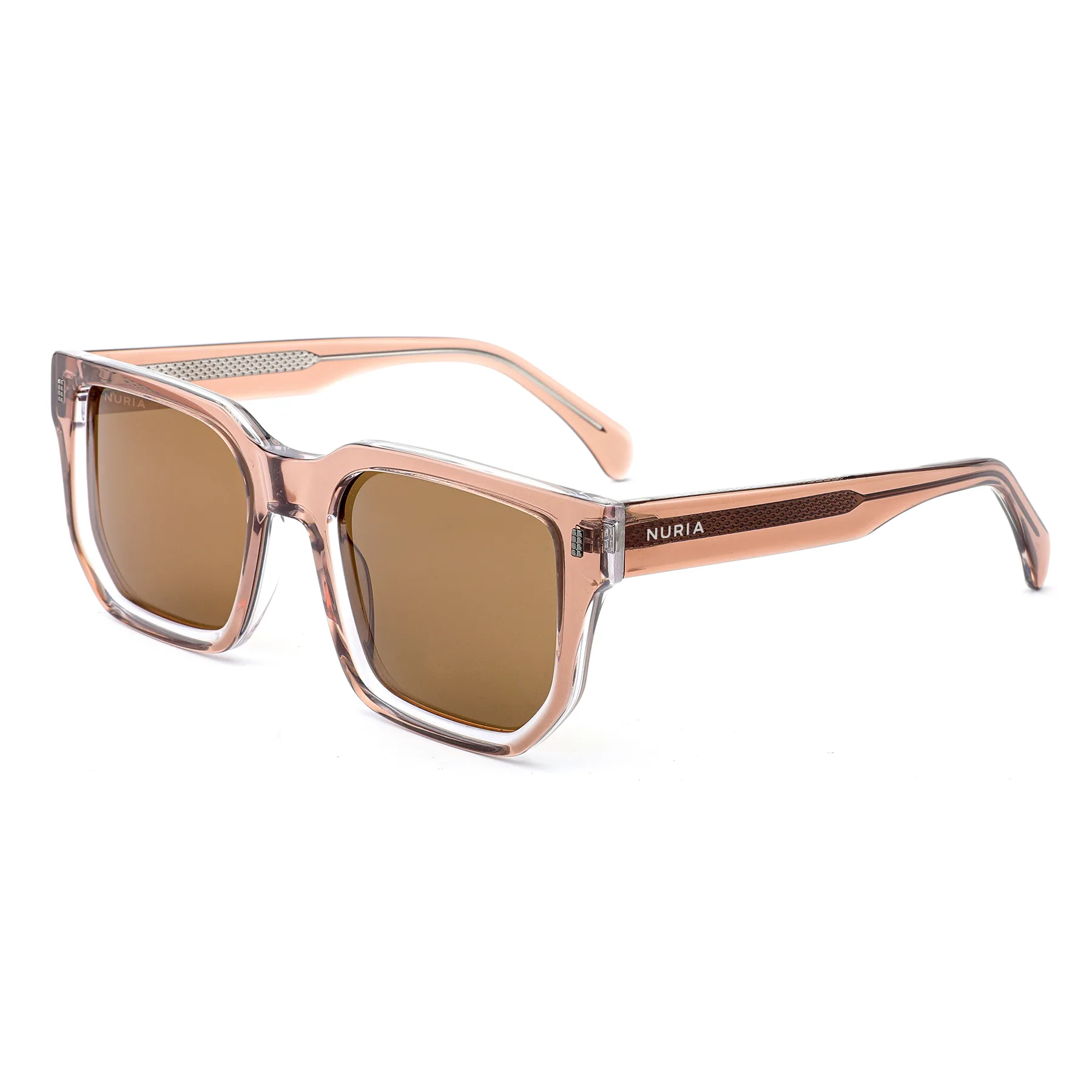 Ochelari Femei - Ochelari de Soare NURIA cu Ramă Pătrată Sienna Vale Rose Clay