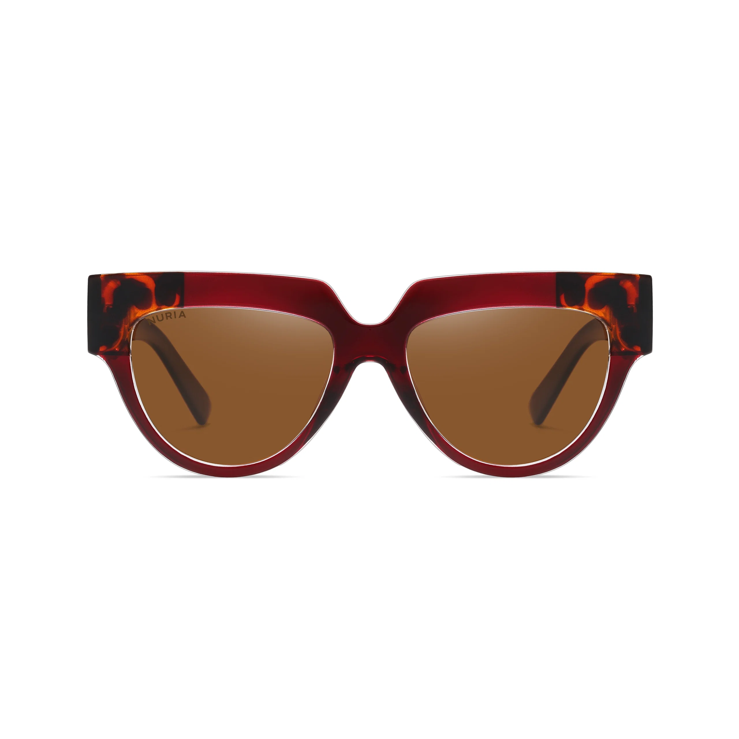 Ochelari Femei - Ochelari de Soare NURIA cu Ramă Pătrată Urban Edge Ruby Tortoise